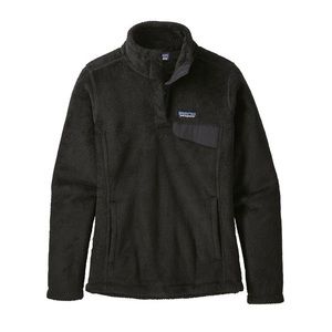 Patagonia Black Womens Re-Tool Snap-T Pullover